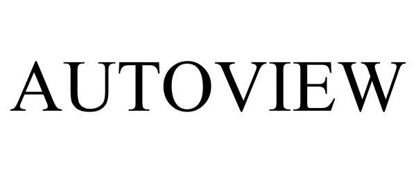 Trademark Logo AUTOVIEW