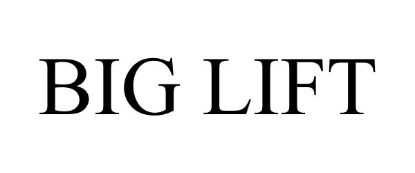 Trademark Logo BIG LIFT