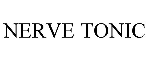 Trademark Logo NERVE TONIC