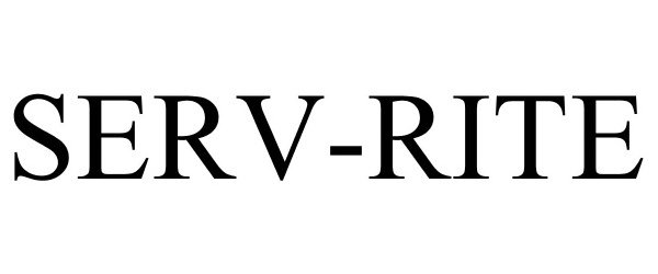 Trademark Logo SERV-RITE