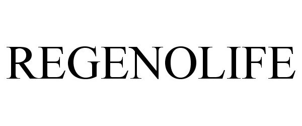 Trademark Logo REGENOLIFE