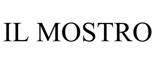 Trademark Logo IL MOSTRO