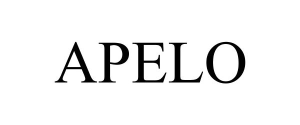 Trademark Logo APELO