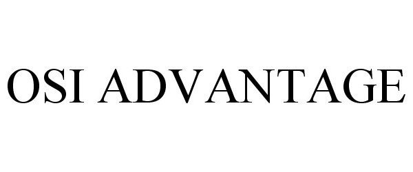 Trademark Logo OSI ADVANTAGE