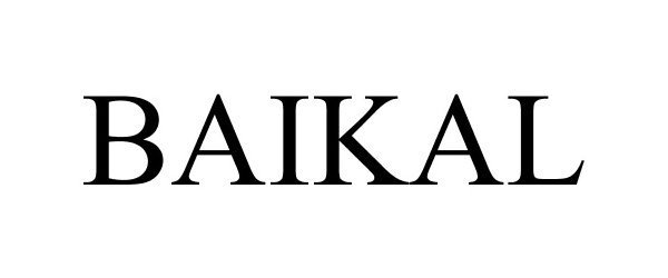 Trademark Logo BAIKAL