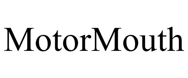 Trademark Logo MOTORMOUTH
