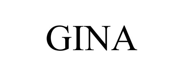 Trademark Logo GINA