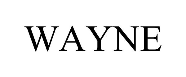 Trademark Logo WAYNE