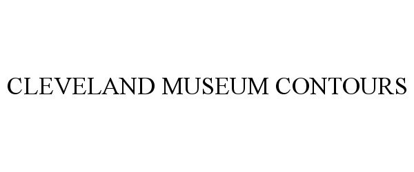  CLEVELAND MUSEUM CONTOURS