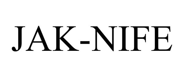 Trademark Logo JAK-NIFE