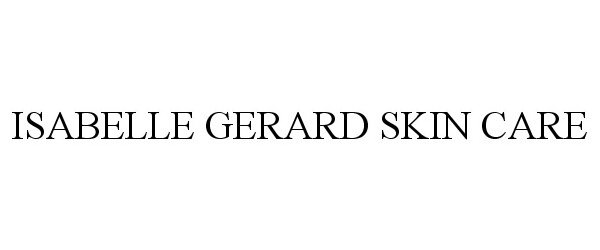  ISABELLE GERARD SKIN CARE