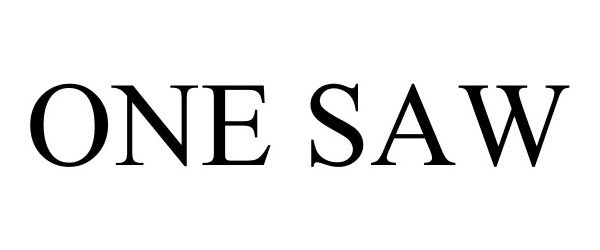 Trademark Logo ONE SAW