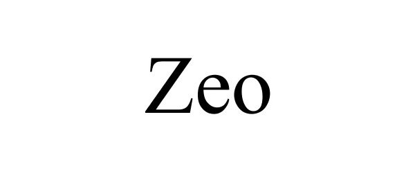 Trademark Logo ZEO