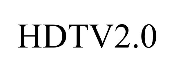Trademark Logo HDTV2.0