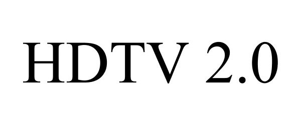 Trademark Logo HDTV 2.0