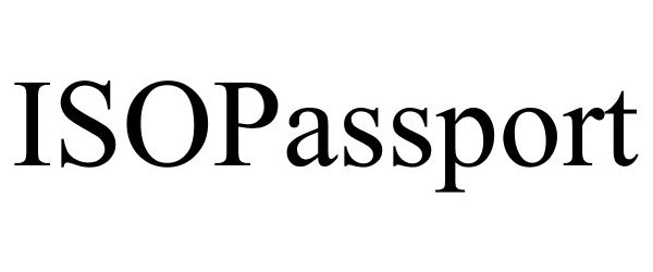 Trademark Logo ISOPASSPORT