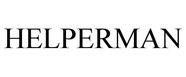 Trademark Logo HELPERMAN