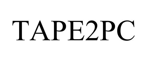 Trademark Logo TAPE2PC