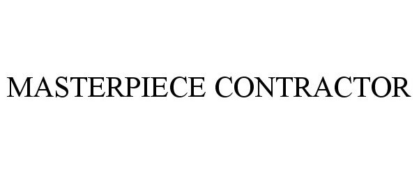  MASTERPIECE CONTRACTOR