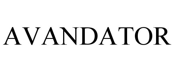 Trademark Logo AVANDATOR