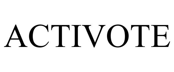 Trademark Logo ACTIVOTE