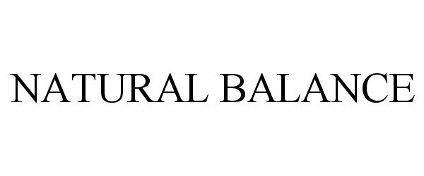Trademark Logo NATURAL BALANCE