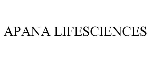  APANA LIFESCIENCES