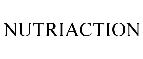 Trademark Logo NUTRIACTION