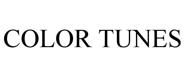 Trademark Logo COLOR TUNES