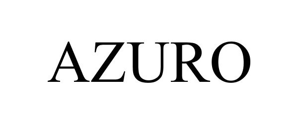 Trademark Logo AZURO