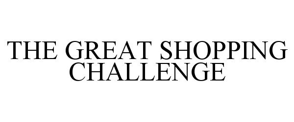  THE GREAT SHOPPING CHALLENGE