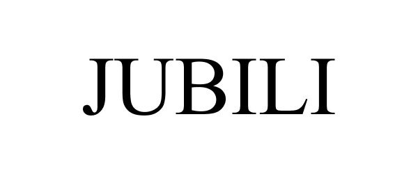 Trademark Logo JUBILI
