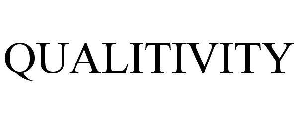 Trademark Logo QUALITIVITY