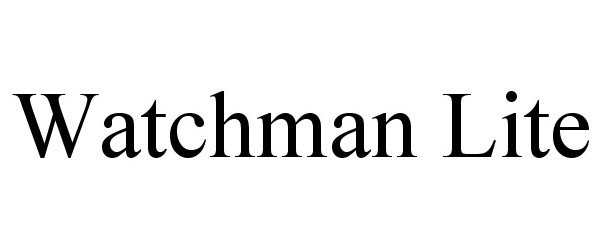 Trademark Logo WATCHMAN LITE