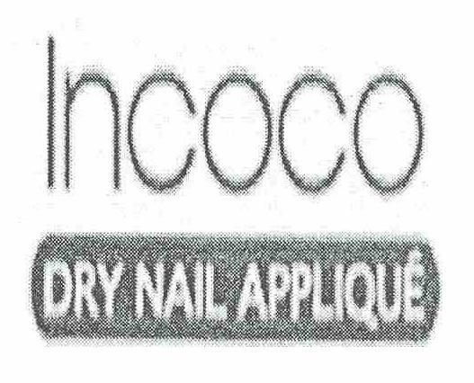 Trademark Logo INCOCO DRY NAIL APPLIQUE