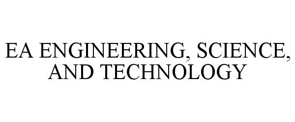  EA ENGINEERING, SCIENCE, AND TECHNOLOGY