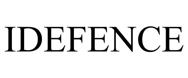 Trademark Logo IDEFENCE