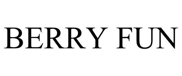 Trademark Logo BERRY FUN