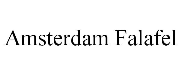 Trademark Logo AMSTERDAM FALAFEL