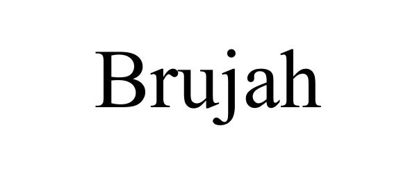 Trademark Logo BRUJAH