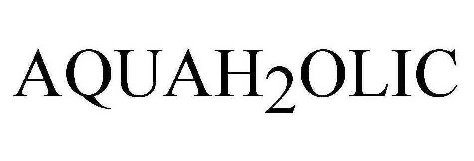 Trademark Logo AQUAH2OLIC
