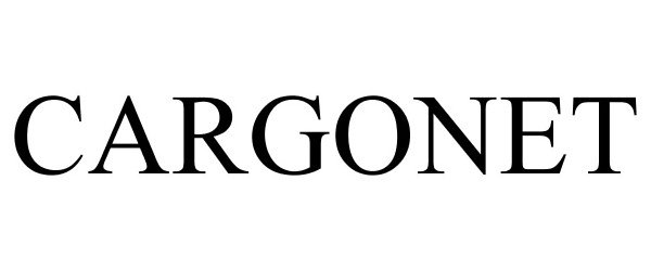 Trademark Logo CARGONET