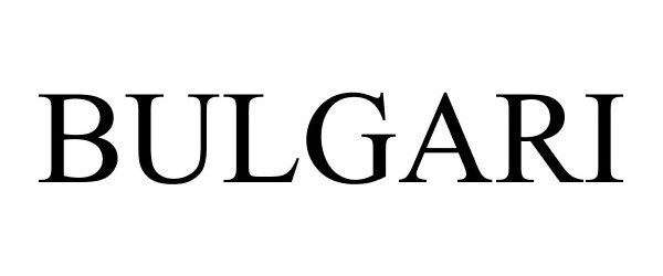 Trademark Logo BULGARI