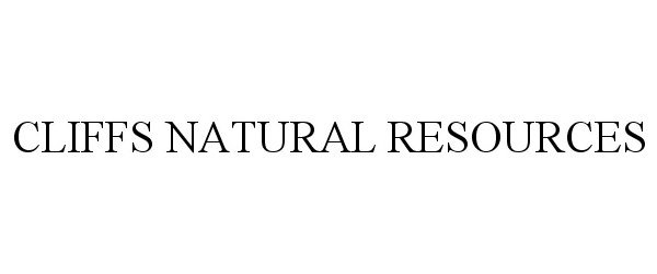 Trademark Logo CLIFFS NATURAL RESOURCES