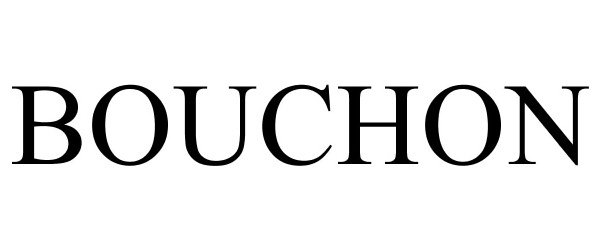 Trademark Logo BOUCHON