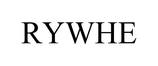 Trademark Logo RYWHE