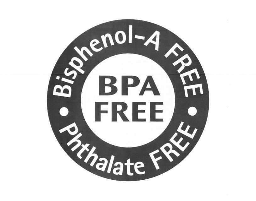 Trademark Logo BPA FREE Â· BISPHENOL-A FREE Â· PHTHALATE FREE