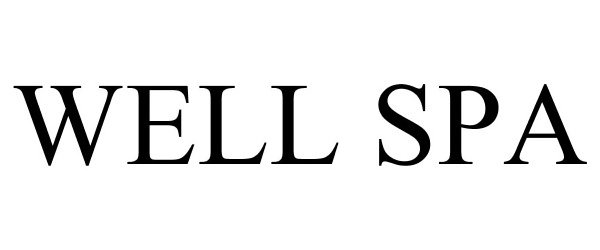 Trademark Logo WELL SPA