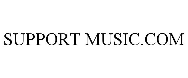 Trademark Logo SUPPORT MUSIC.COM