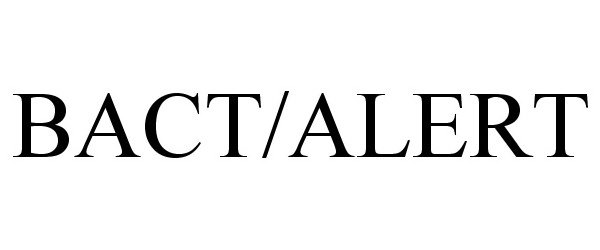 Trademark Logo BACT/ALERT